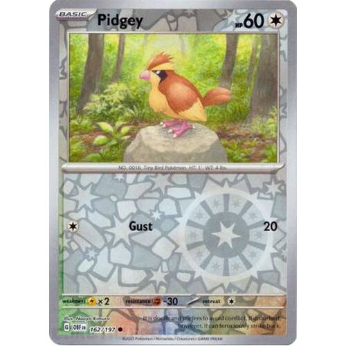 Pidgey - 162/197 - Common Reverse Holo NM