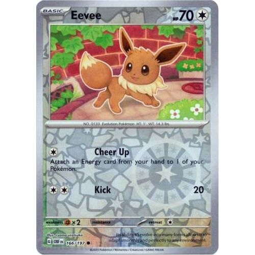 Eevee - 166/197 - Common Reverse Holo NM