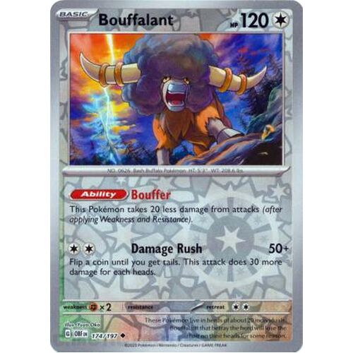 Bouffalant - 174/197 - Uncommon Reverse Holo NM