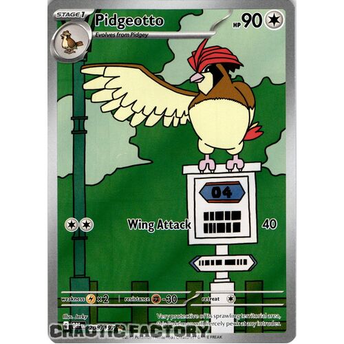 Pidgeotto - 208/197 - Illustration Rare NM