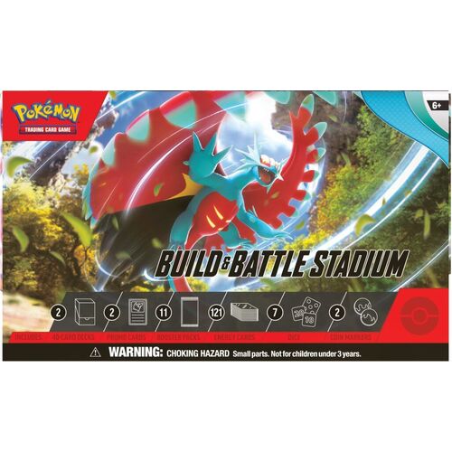 POKEMON TCG Scarlet & Violet 4 Paradox Rift Build & Battle Stadium