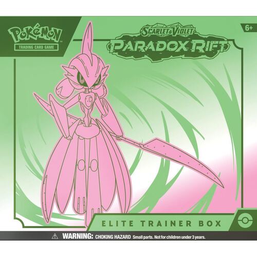 POKEMON TCG Scarlet & Violet 4 Paradox Rift Elite Trainer Box - Iron Valiant