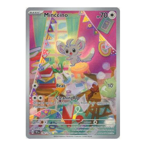 Minccino - 182/162 - Illustration Rare NM