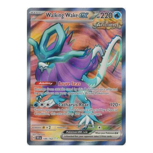 Walking Wake ex - 189/162 - Full Art Secret Rare NM