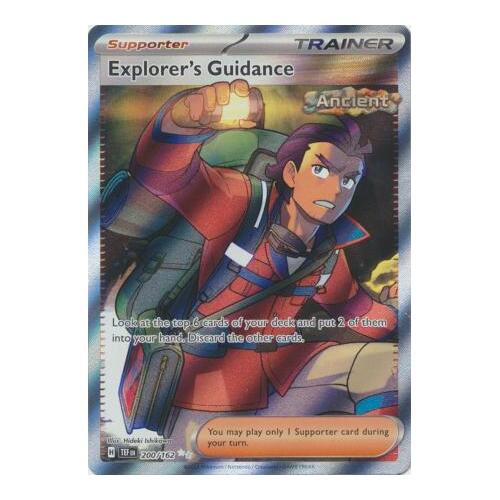 Explorer's Guidance - 200/162 - Full Art Secret Rare NM