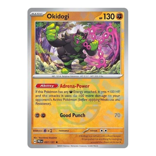 Okidogi - 057/131 - Master Ball Reverse Holo Rare NM