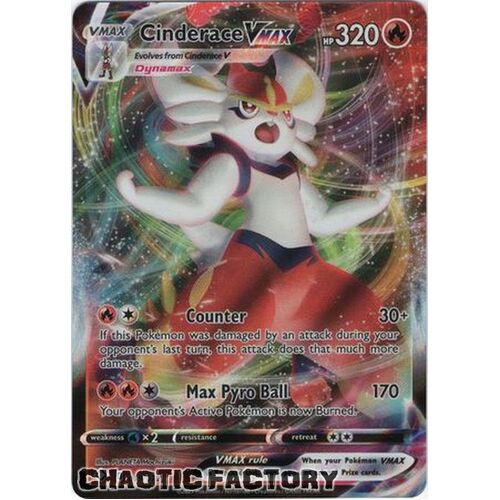 Cinderace VMAX - 019/072 - Ultra Rare NM