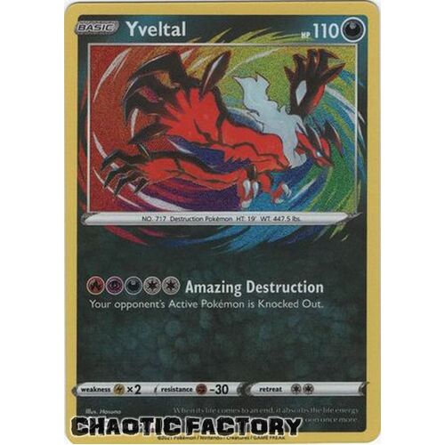 Yveltal - 046/072 - Amazing Rare NM