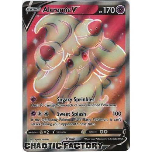 Alcremie V - 064/072 - Full Art Ultra Rare NM