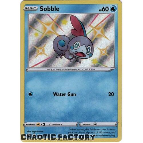 Sobble - SV025/SV122 - Shiny Rare NM