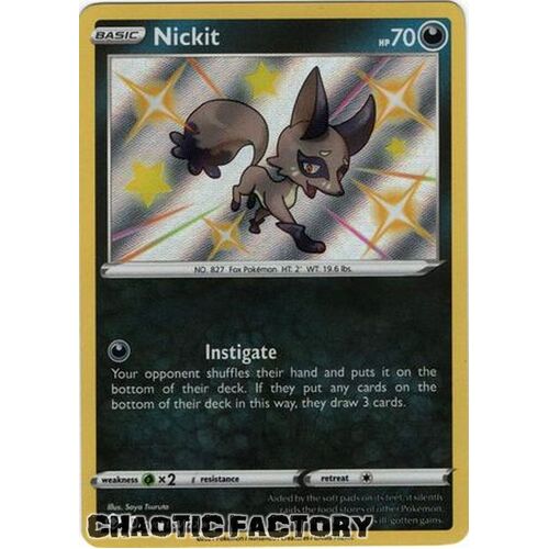 Nickit - SV081/SV122 - Shiny Rare NM