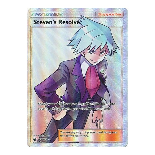 Steven's Resolve - 165/168 - Full Art Ultra Rare NM
