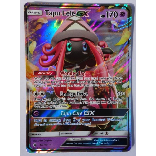 POKEMON TCG Tapu Lele GX - 60/145 - Ultra Rare - Sun & Moon: Guardians Rising