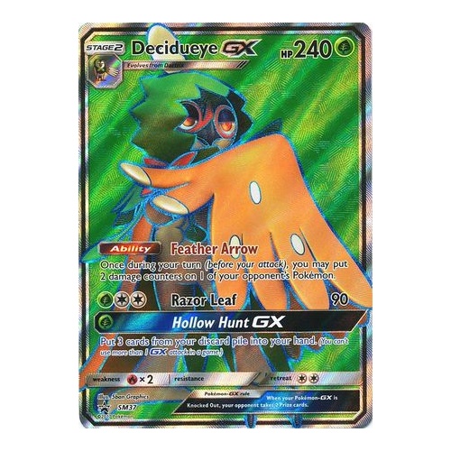 Decidueye GX - SM37 - Full Art Promo NM