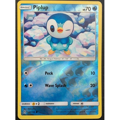 Piplup Reverse Holo 32/156 ULTRA PRISM NM