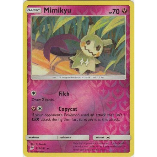 Mimikyu - 112/181 - Rare Reverse Holo NM TEAM UP