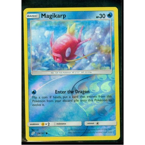 Magikarp 29/181 Common Team Up Reverse Holo NM