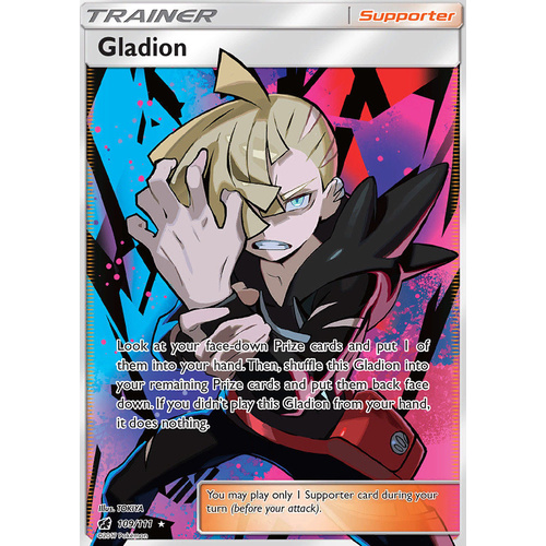 Gladion - 109/111 - Full Art Ultra Rare NM
