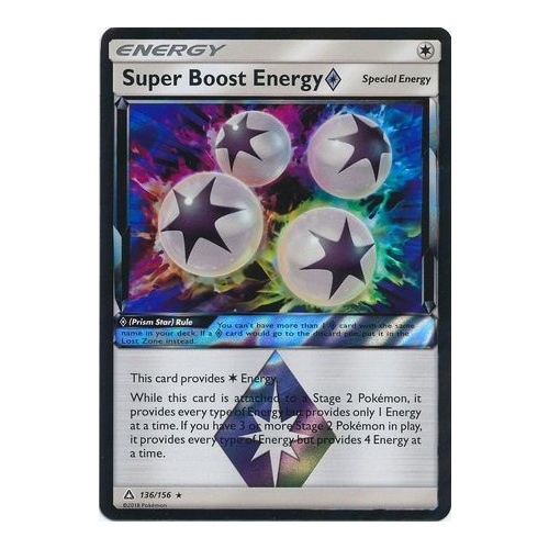 Super Boost Energy Prism Star - 136/156 - Holo Rare NM