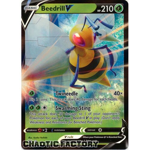 Beedrill V - 001/189 - Ultra Rare NM