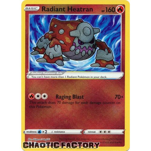 Radiant Heatran - 027/189 - Radiant Rare NM