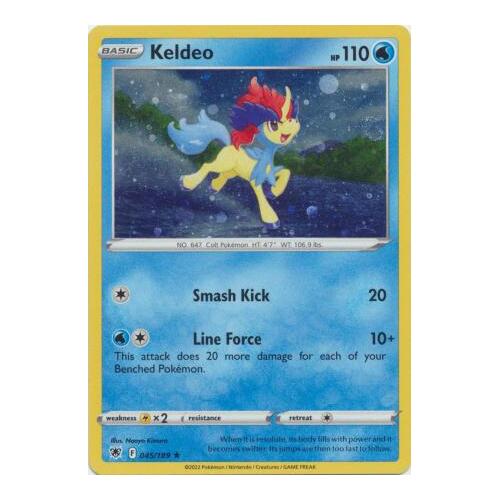 Keldeo - 045/189 - Alternate Holo Promo NM