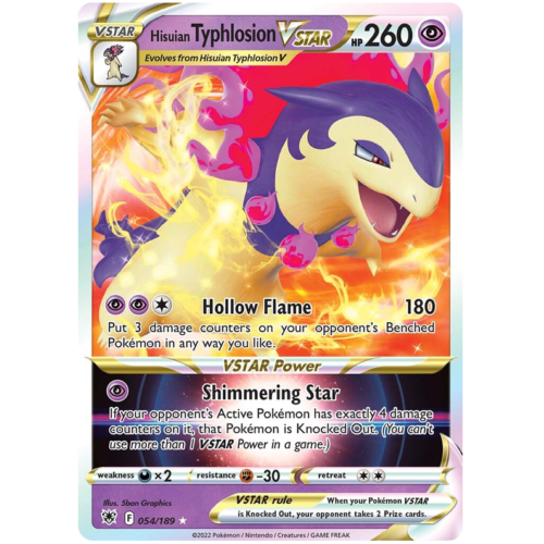 Hisuian Typhlosion VSTAR - 054/189 - Ultra Rare NM