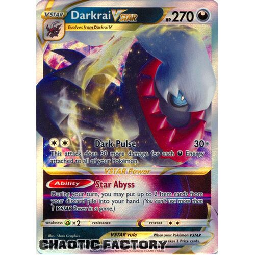 Darkrai VSTAR - 099/189 - Ultra Rare NM