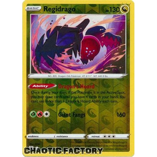 Regidrago - 118/189 - Rare Reverse Holo NM