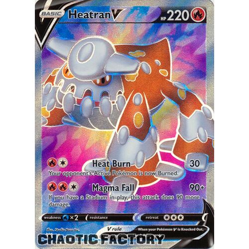 Heatran V - 165/189 - Full Art Ultra Rare NM