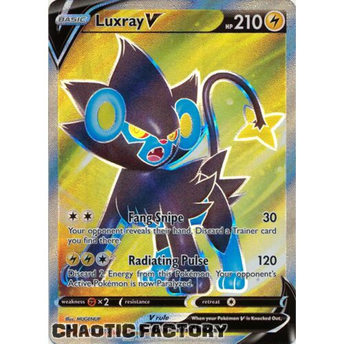 Luxray V - 168/189 - Full Art Ultra Rare NM