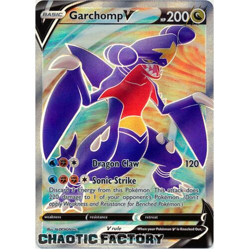 Garchomp V - 178/189 - Full Art Ultra Rare NM
