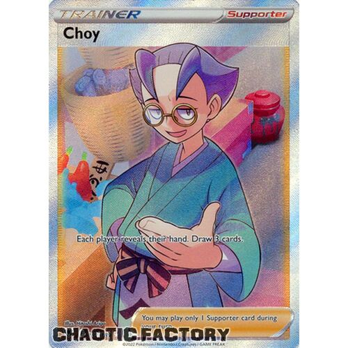 Choy - 182/189 - Full Art Ultra Rare NM