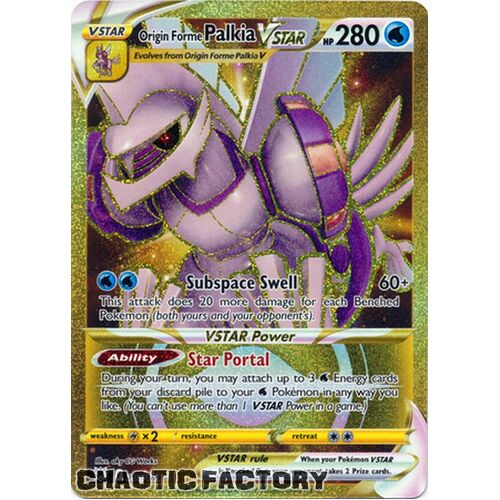 Origin Forme Palkia VSTAR - 208/189 - Secret Rare NM