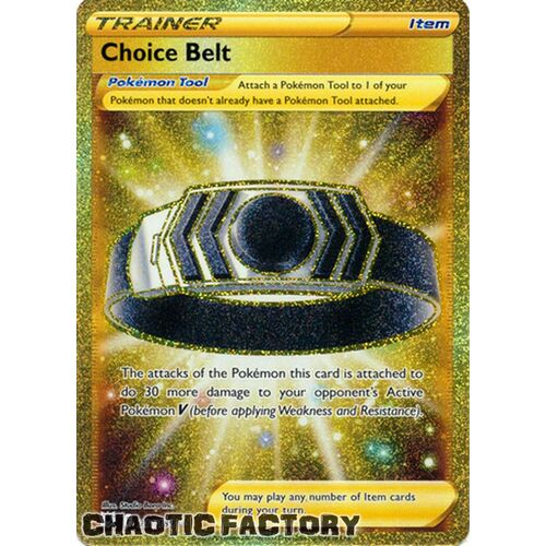 Choice Belt - 211/189 - Secret Rare NM