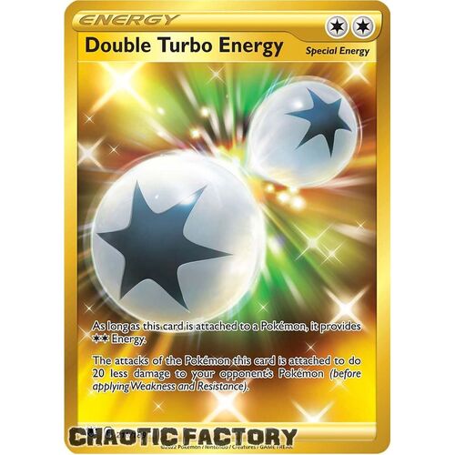 Double Turbo Energy - 216/189 - Secret Rare NM
