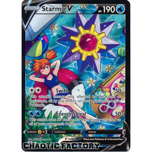 Starmie V - TG13/TG30 - Ultra Rare NM