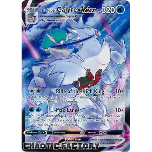Ice Rider Calyrex VMAX - TG15/TG30 - Ultra Rare NM
