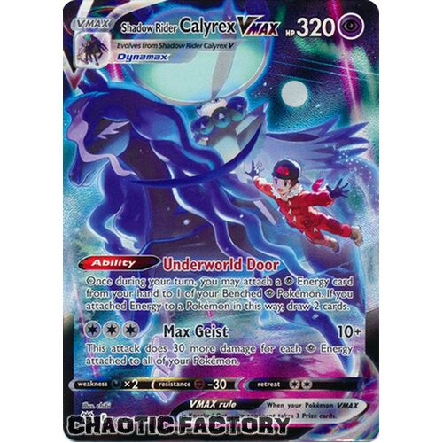 Shadow Rider Calyrex VMAX - TG18/TG30 - Ultra Rare NM
