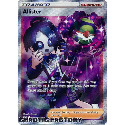 Allister - TG24/TG30 - Full Art Ultra Rare NM