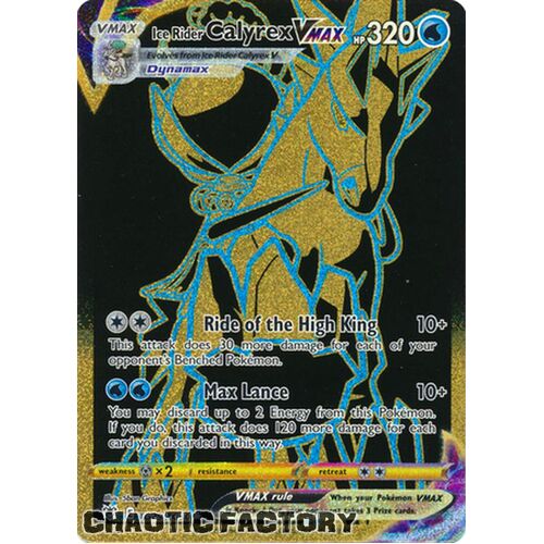 Ice Rider Calyrex VMAX - TG29/TG30 - Secret Rare NM