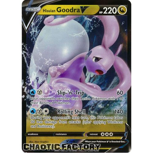 Hisuian Goodra V - 135/196 - Ultra Rare NM