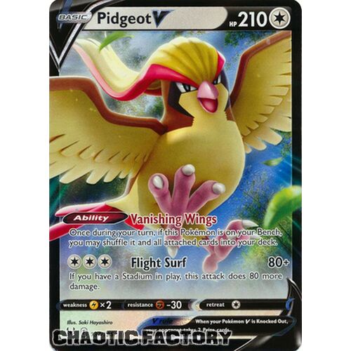 Pidgeot V - 137/196 - Ultra Rare NM