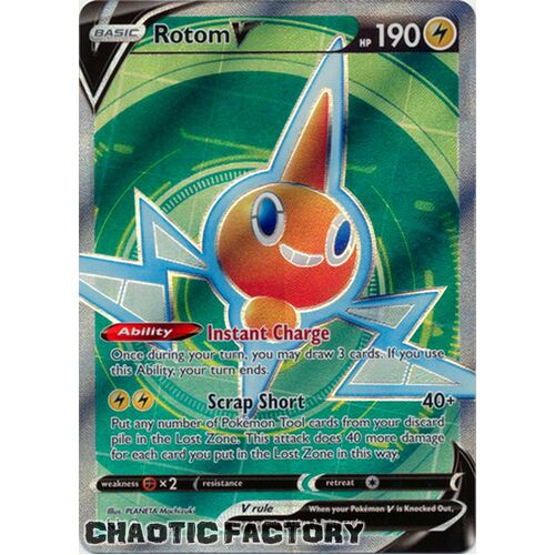 Rotom V - 176/196 - Full Art Ultra Rare NM