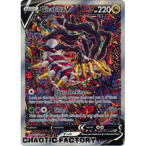 Giratina V - 186/196 - Alternate Art Ultra Rare NM