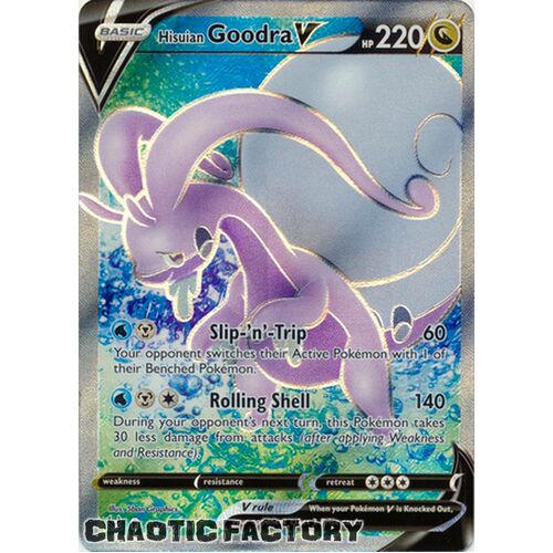 Hisuian Goodra V - 187/196 - Full Art Ultra Rare NM