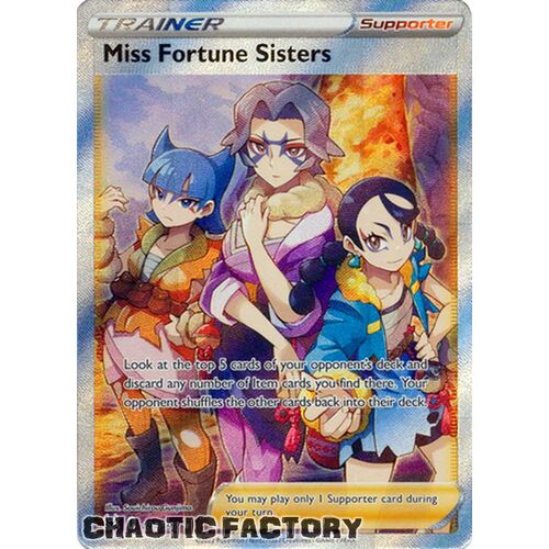 Miss Fortune Sisters - 194/196 - Full Art Ultra Rare NM