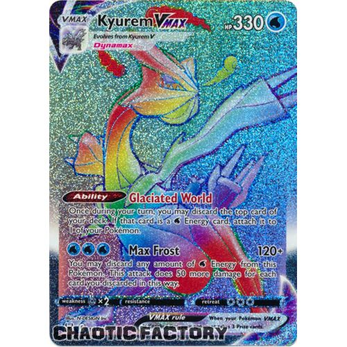 Kyurem VMAX - 197/196 - Hyper Rare NM