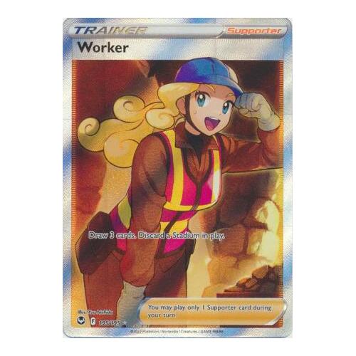 Worker - 195/195 - Full Art Ultra Rare NM