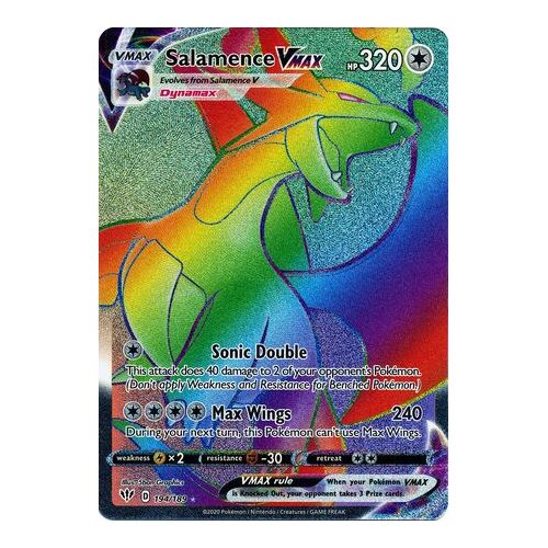 Salamence VMAX - 194/189 - Hyper Rare NM